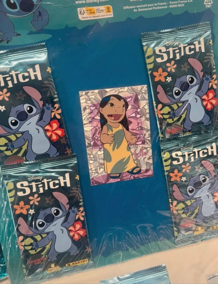 Maxi Kit panini cartes à collectionner STITCH - photo numéro 6