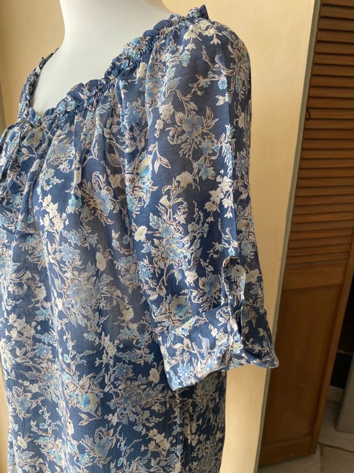 Lot de 2 blouses fleuries M&G XL - photo numéro 17