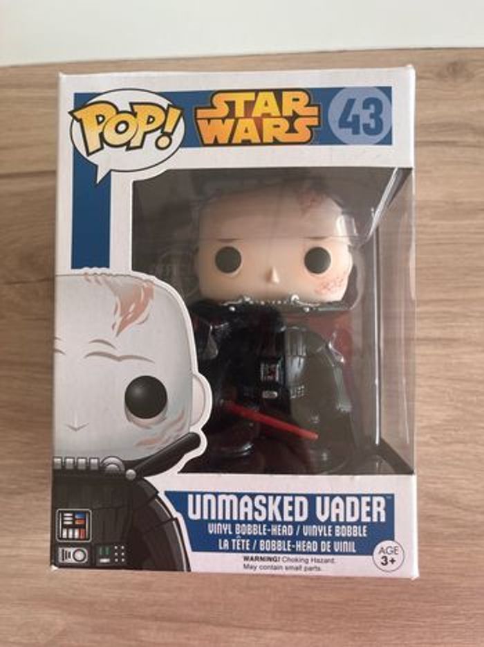 Funko pop unmasked Vader Star Wars 43