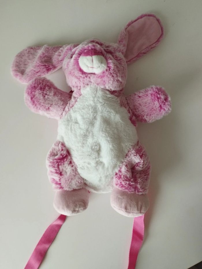 Sac à dos lapin rose neuf - photo numéro 2