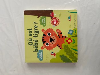 Livre sonore & à flaps : "Où est bébé tigre ?"