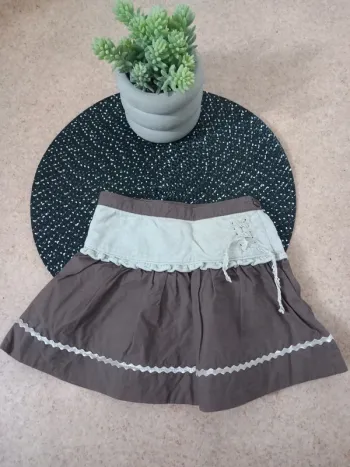 Jupe Jodhpur marron et beige – Taille 2 ans