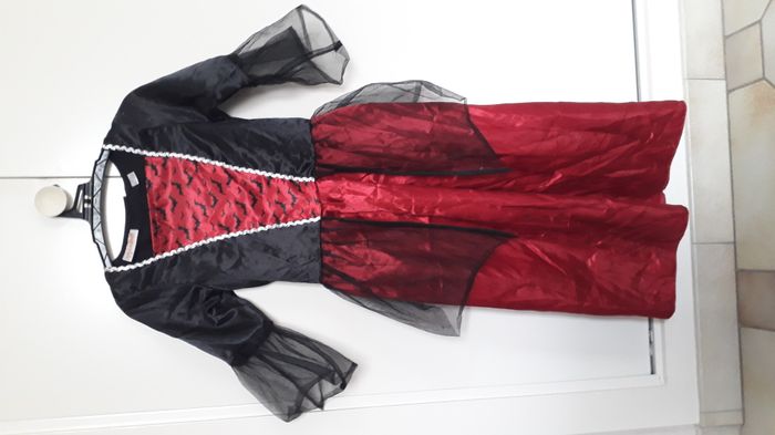 Déguisement robe rouge 8 - 10 ans - photo numéro 2