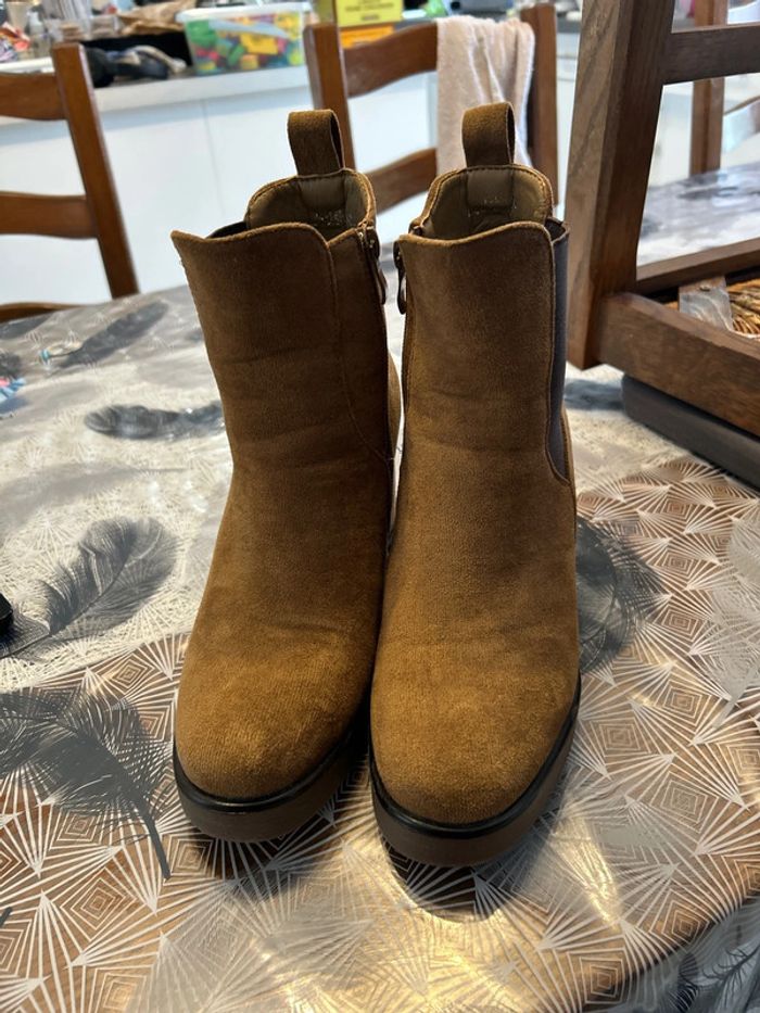 Bottines talons compensés - photo numéro 2