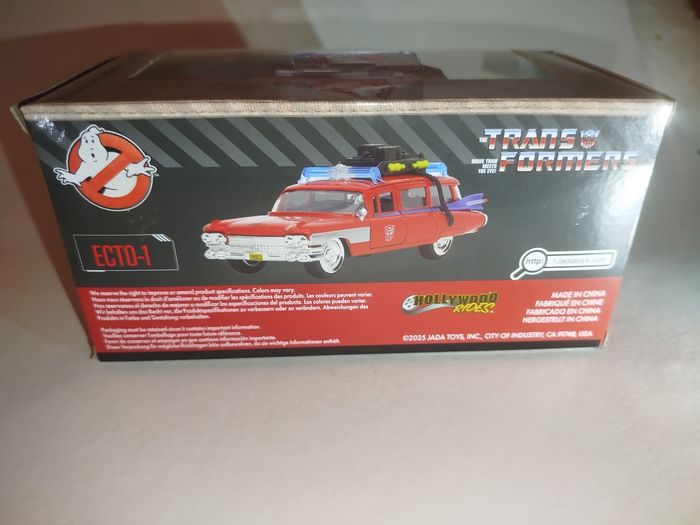Jada Toy  Ghostbuster SOS Fantômes Cadillac Ecto-1Livrée Optimus Prime Transformers 1/32 - photo numéro 8