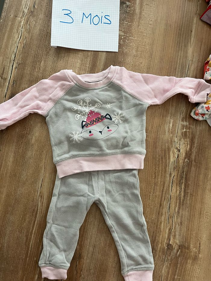 Lot de 4 tenues fille taille 3 mois - photo numéro 7