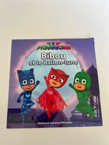 Livre pyjamasques Bibou et le ballon lune