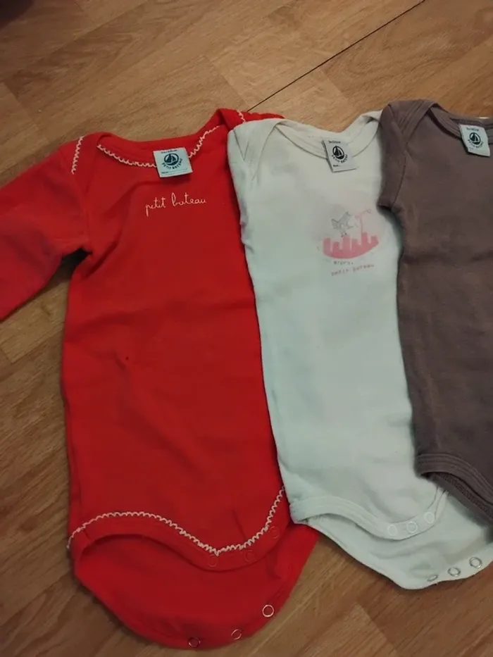 Petit bateau bodies manches longues fille 3mois - photo numéro 9