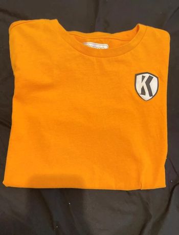 T-shirt jaune/orange neuf 12 ans Kappa
