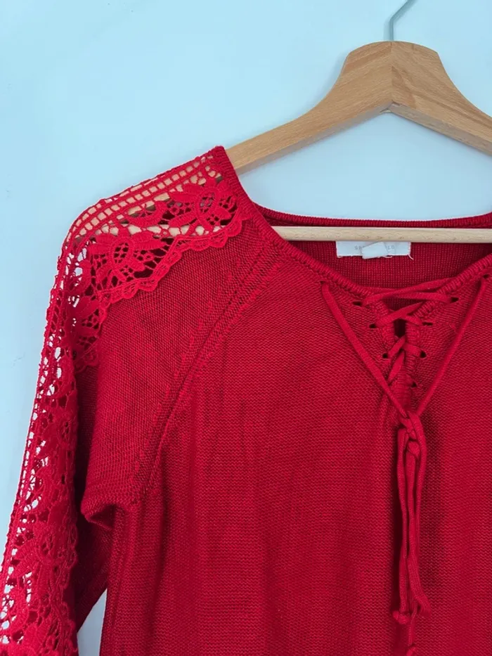 Pull dentelle femme Springfield - photo numéro 2