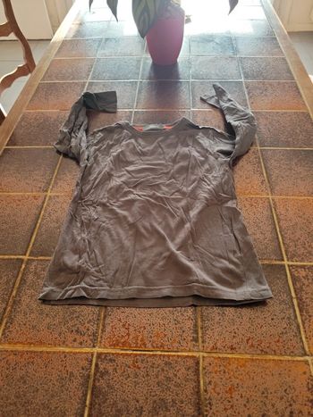 Tee-shirt manches longues couleur uni