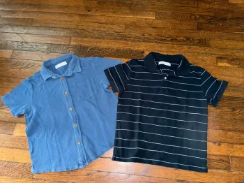 lot polos zara 7 ans