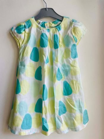 Robe d'été manches courtes "Okaidi" T 4 ans