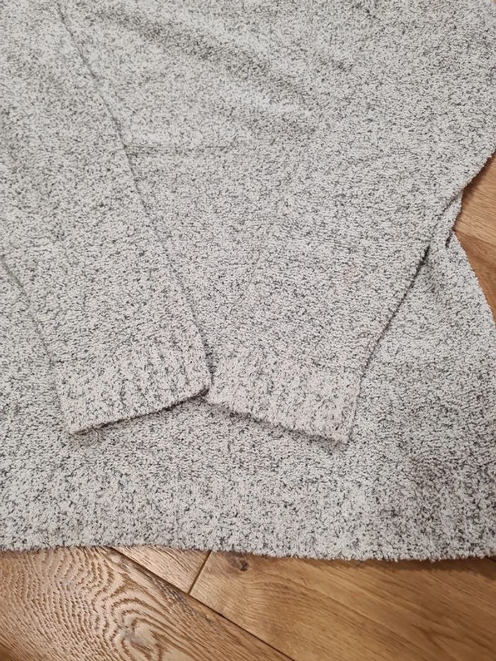 Pull maille chenille gris - photo numéro 6