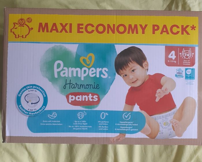Couches Pampers harmonie/pants
