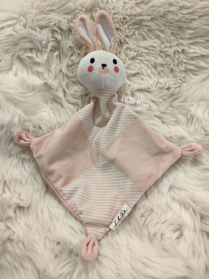 Doudou Lapin Mes Petits Cailloux