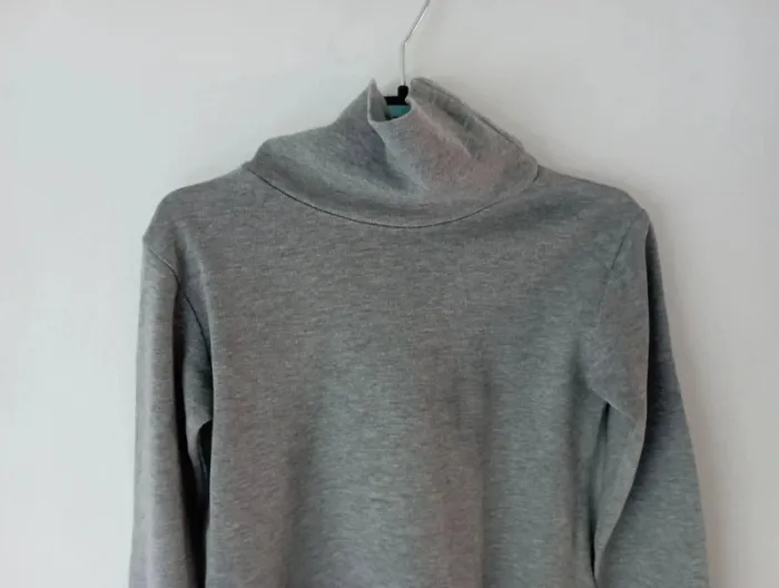 T-shirt col roulé gris chiné 5 ans Okaïdi - photo numéro 3