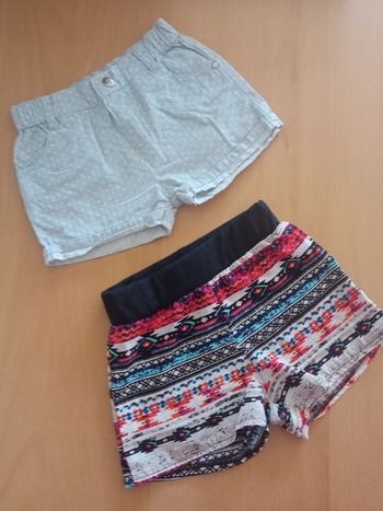 Lot de 2 shorts été 2 ans /24 mois