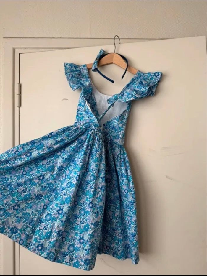 Robe jacadi liberty et serre tête