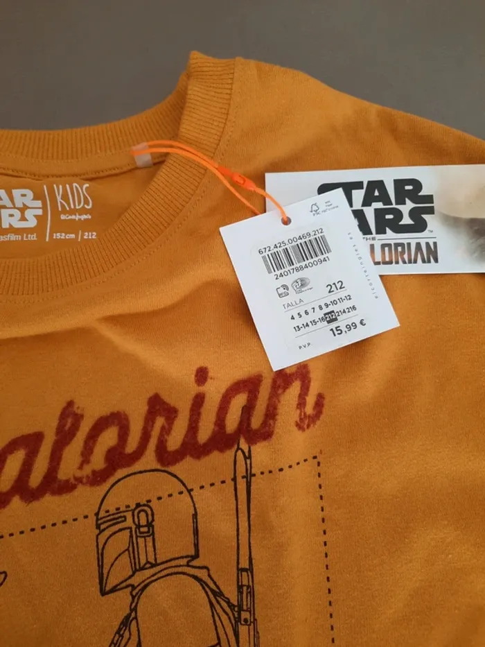 T-shirt The Mandalorian 12 ans neuf - photo numéro 4