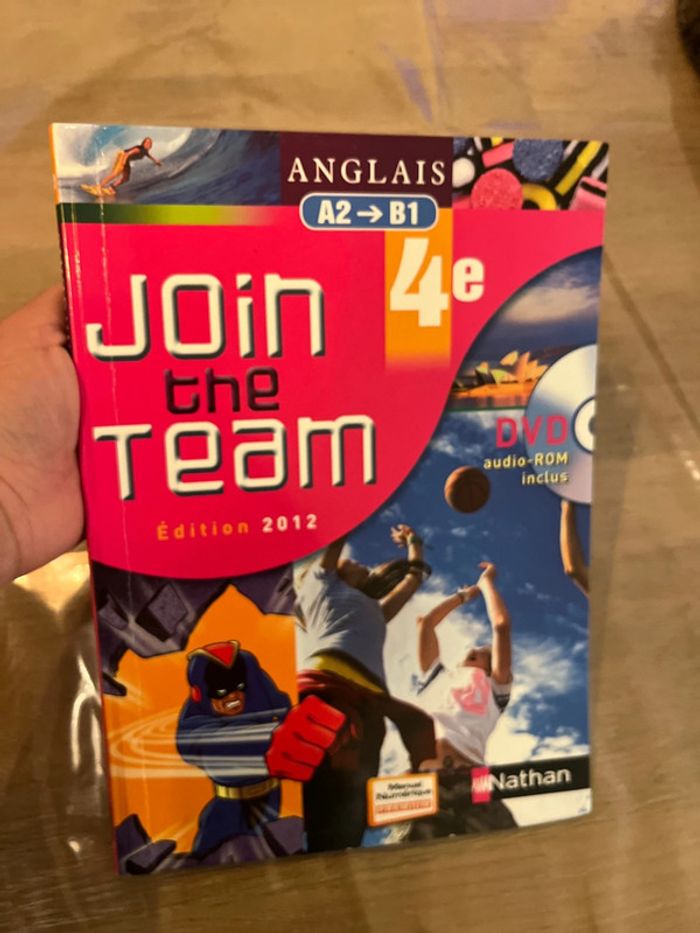 Livre join the team 4e