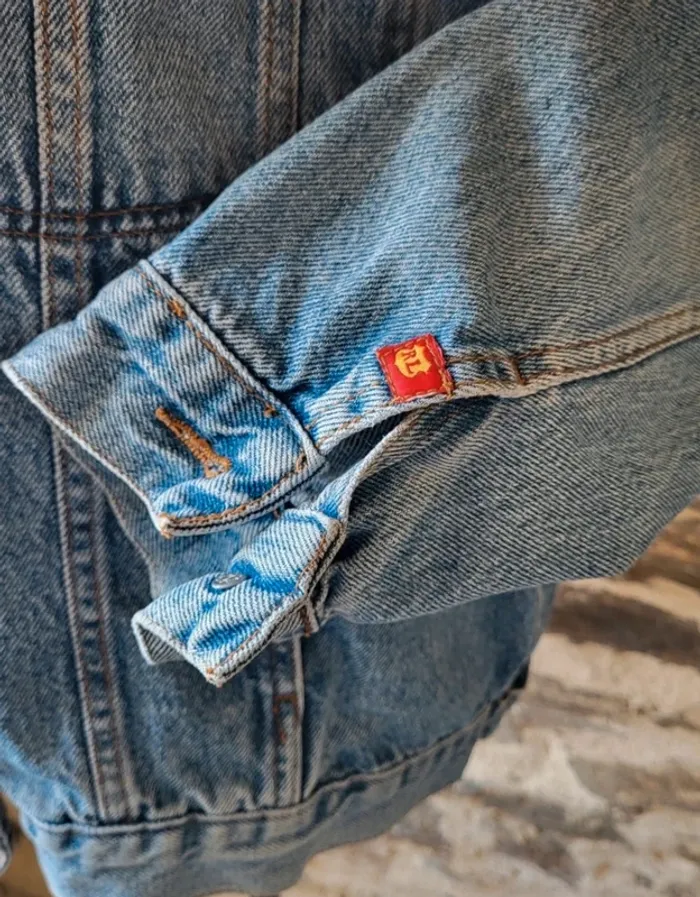 Veste en jean bleue claire vintage 90's Rica Lewis Taille XL ou 48 50 - photo numéro 3