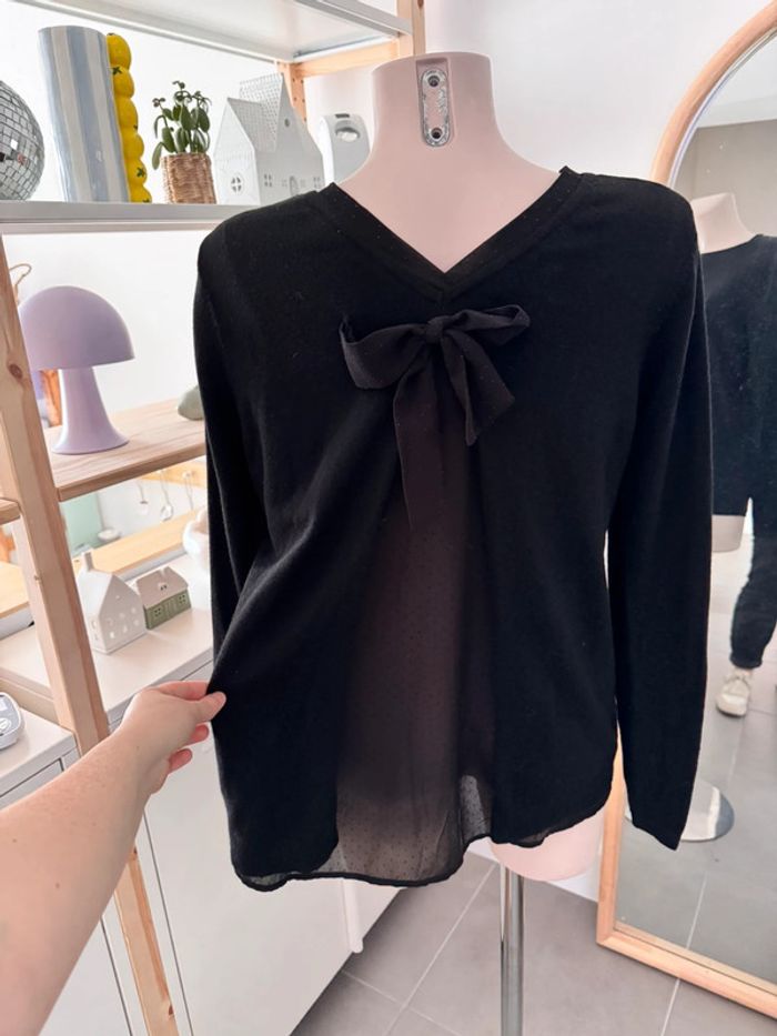 Pull noir - photo numéro 2