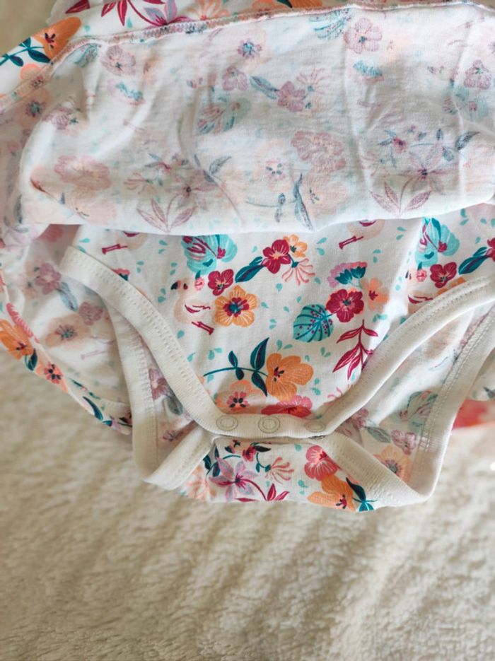 Robe body intégré fleurie Sergent Major 9 mois - photo numéro 4