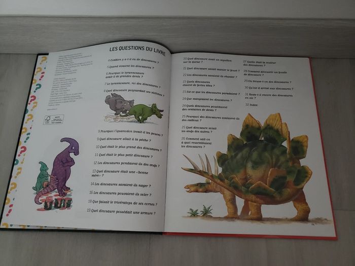 Livre au temps des dinosaures Questions Réponses - photo numéro 8