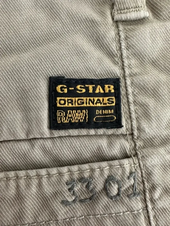 Short chino G-Star 3301 femme, taille 27 - photo numéro 8