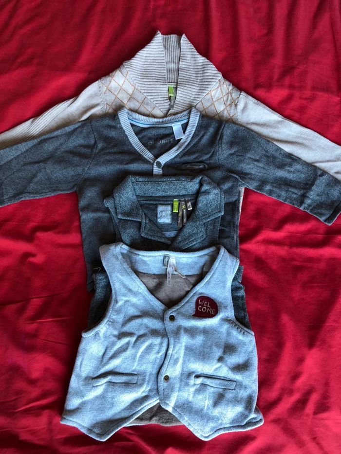 Lot de 2 Gilets 2 blazers 12 mois très bon état orchestra obaidi