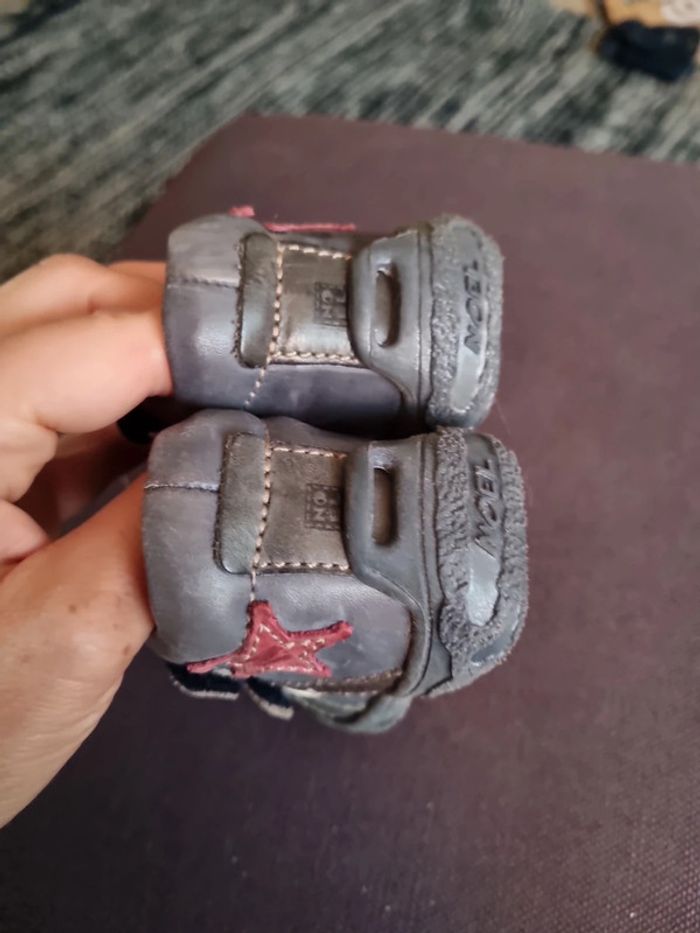 Bottines Noel cuir fourrées 100% laine T19 - photo numéro 4