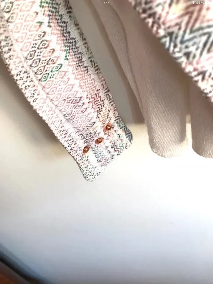 Haut sans manches blanc cassé taille 36 neuf jamais porté - photo numéro 8