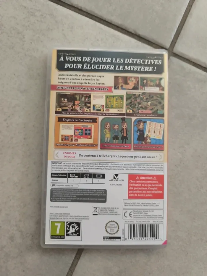 Jeu Switch. L'aventure Layton édition deluxe - photo numéro 2