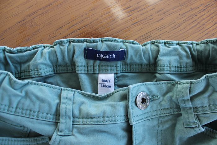 💥 Jupe cargo verte avec broderie 10 ans Okaidi💥 - photo numéro 5