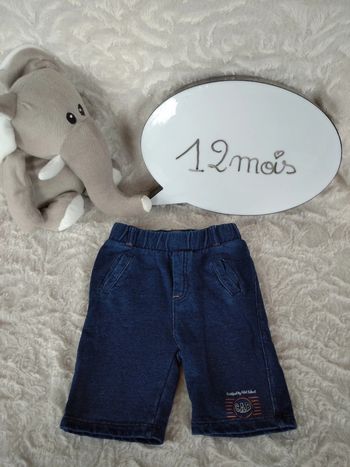 Short Garçon 12 mois Orchestra 100% coton