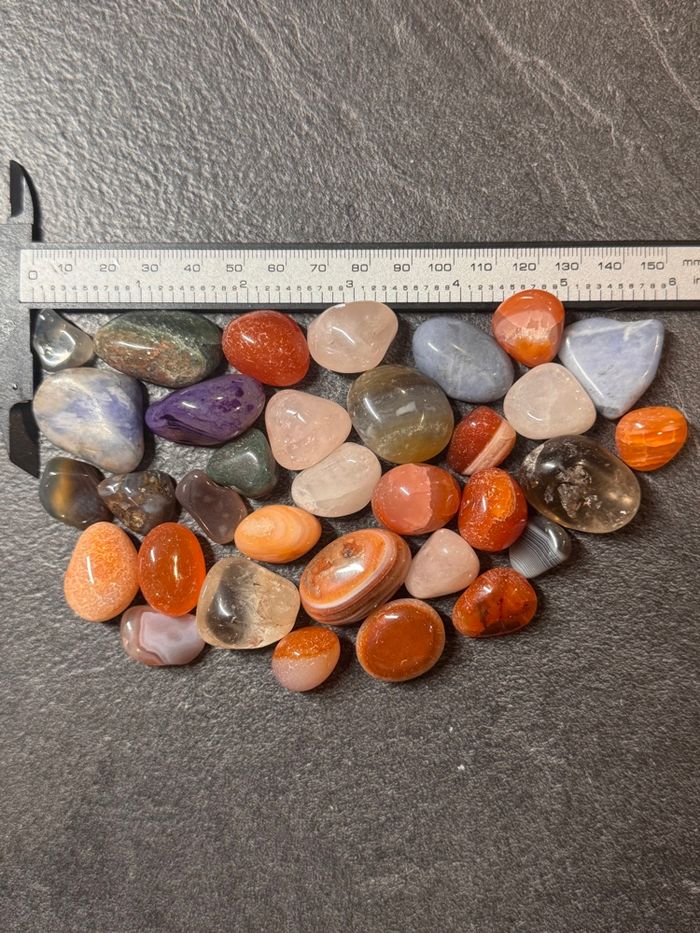 Lot de 200 g de pierres naturelles polies – Minéraux variés - photo numéro 5