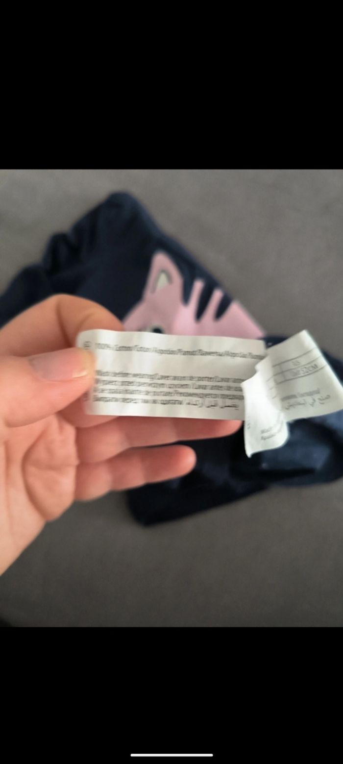 Tshirt manche  longue 12 mois in extenso - photo numéro 3