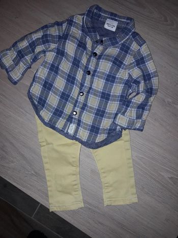 Ensemble skinny et chemise