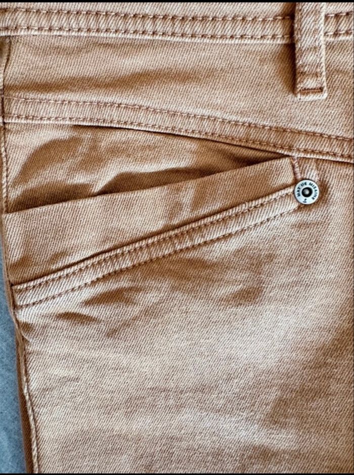 Pantalon Chino/Jean Confort Mat de Misaine T.46 Couleur Caramel Ocre - photo numéro 6