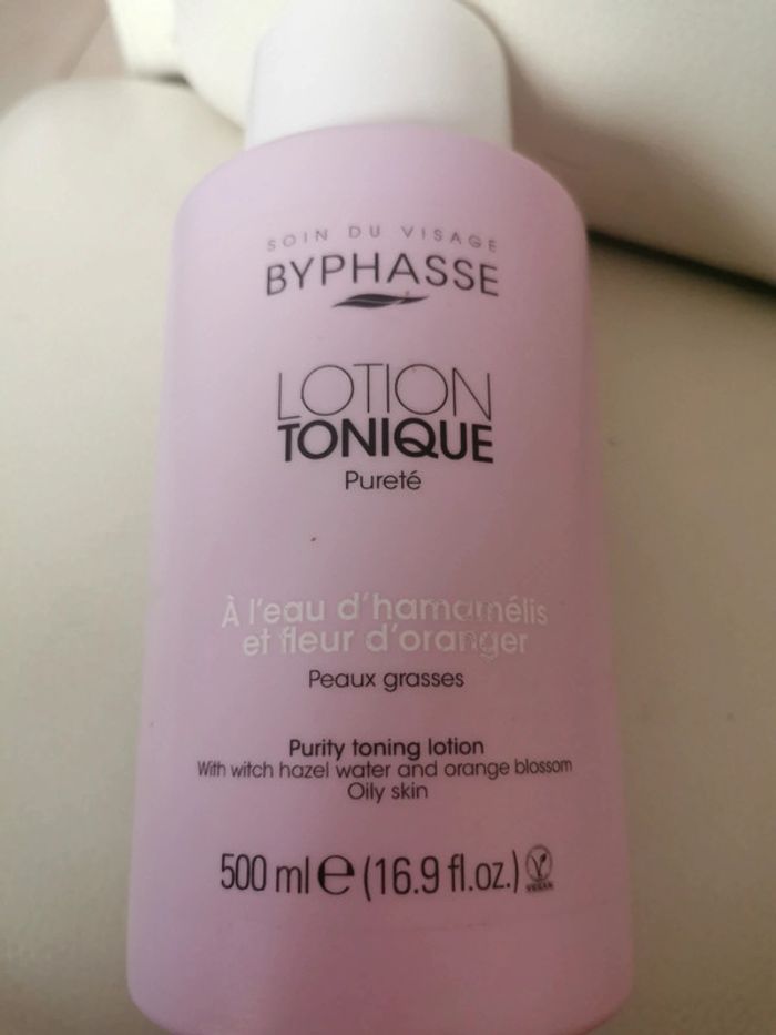 Lotion visage grand format Byphasse neuf hamamélis fleur d oranger - photo numéro 2