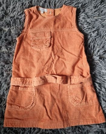 Robe côtelé 24mois 86cm