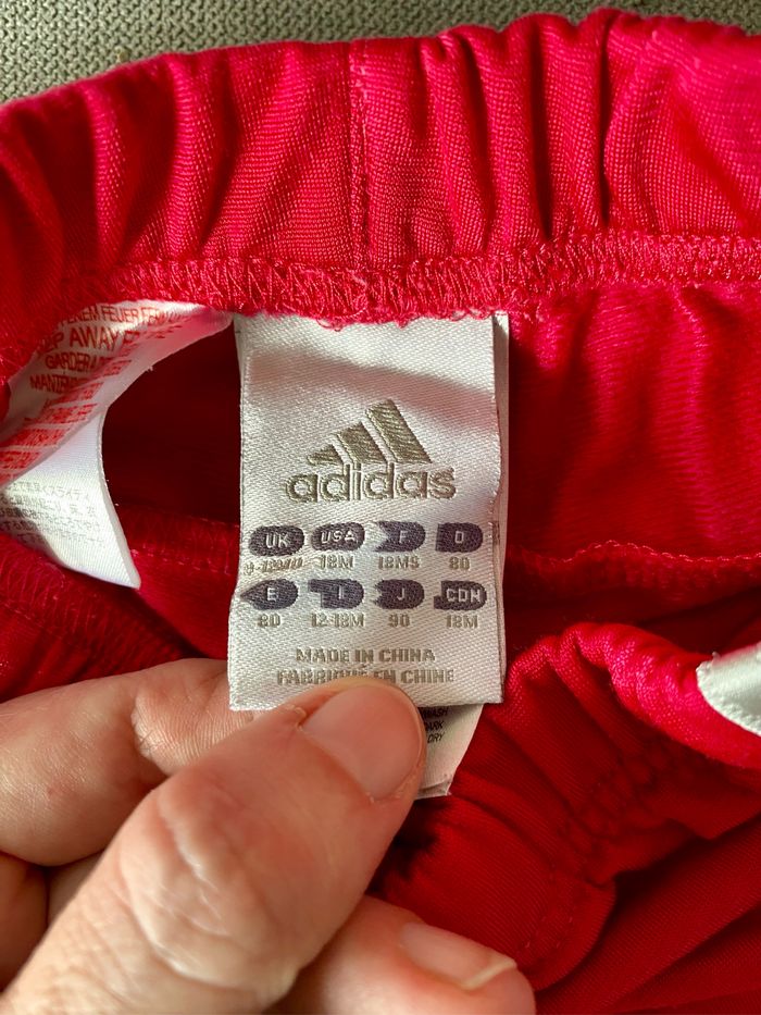 Pantalon de jogging Adidas fille 18 mois - photo numéro 3