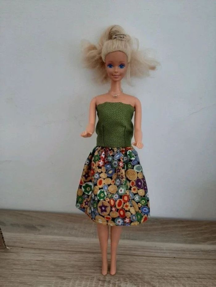 Petite robe bustier style Barbie