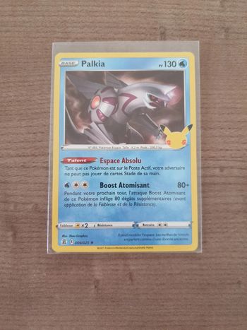 Carte Pokémon Palkia 004/025 Célébrations 25 ans