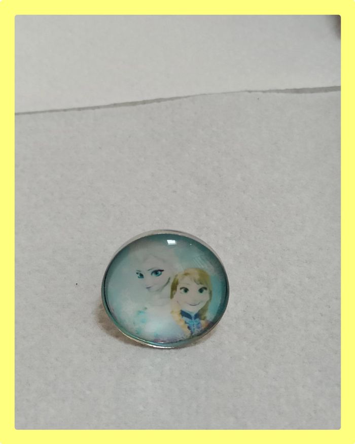 Bague réglable "La Reine des Neiges" - Elsa & Anna