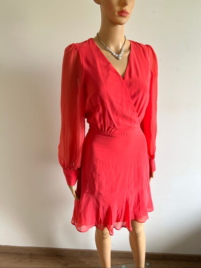 Robe rose corail neuve Naf Naf taille 36 (valeur 70€) - photo numéro 2