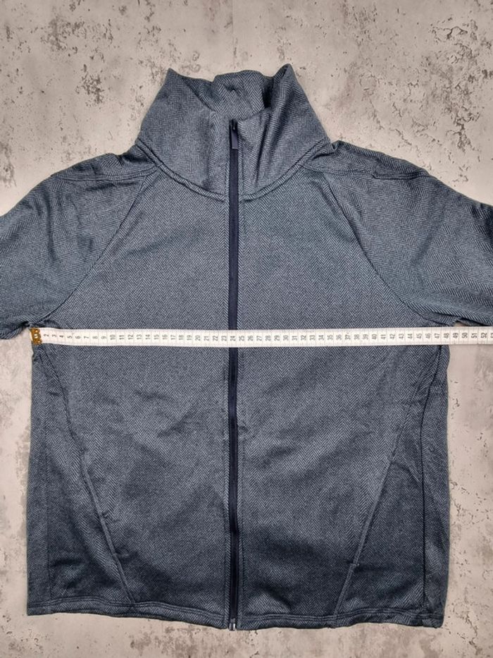 Veste zippée Champion bleu gris – Taille S Femme (mesures en photos) - photo numéro 8