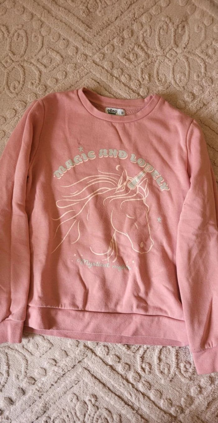 sweat licorne 10ans