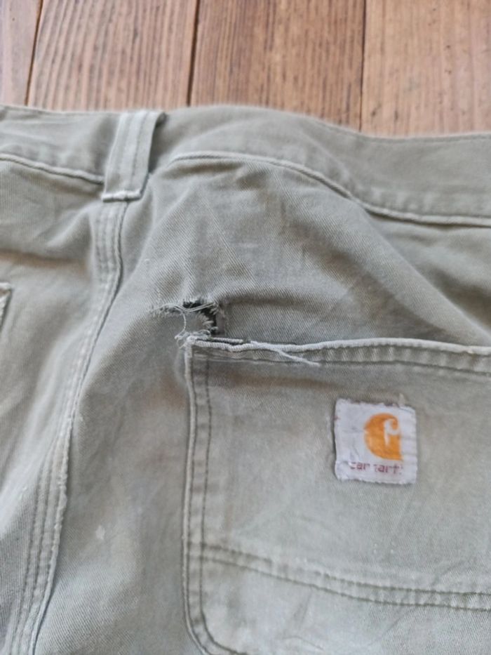 Pantalon jean Carhartt relaxed-fit workwear cargo 30x32 - photo numéro 6